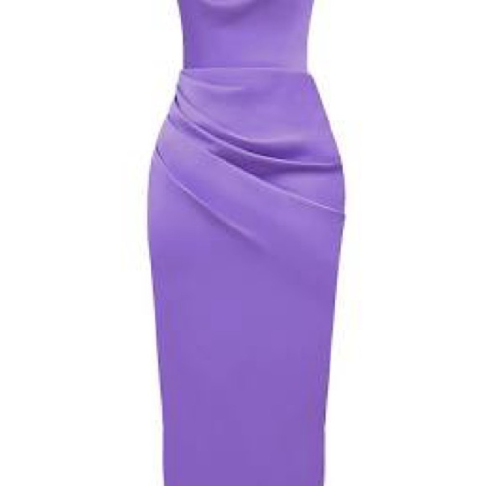 Elegant Purple Women's Dress
